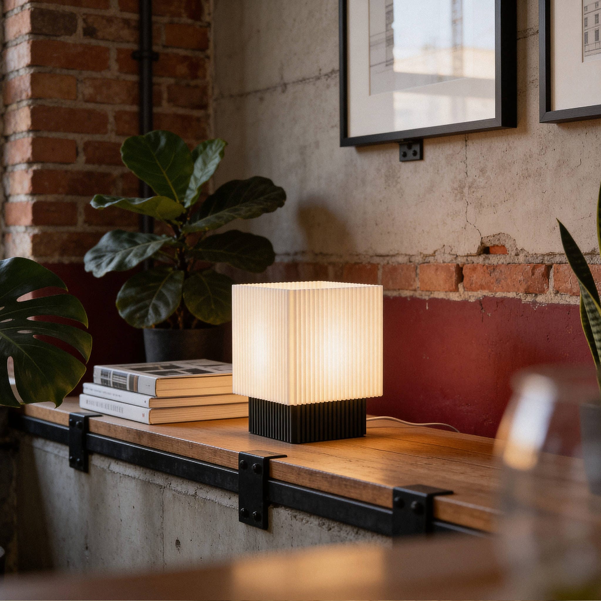Blok 3D Nuestro Catálogo Lámpara Prism – Geometría que ilumina con precisión