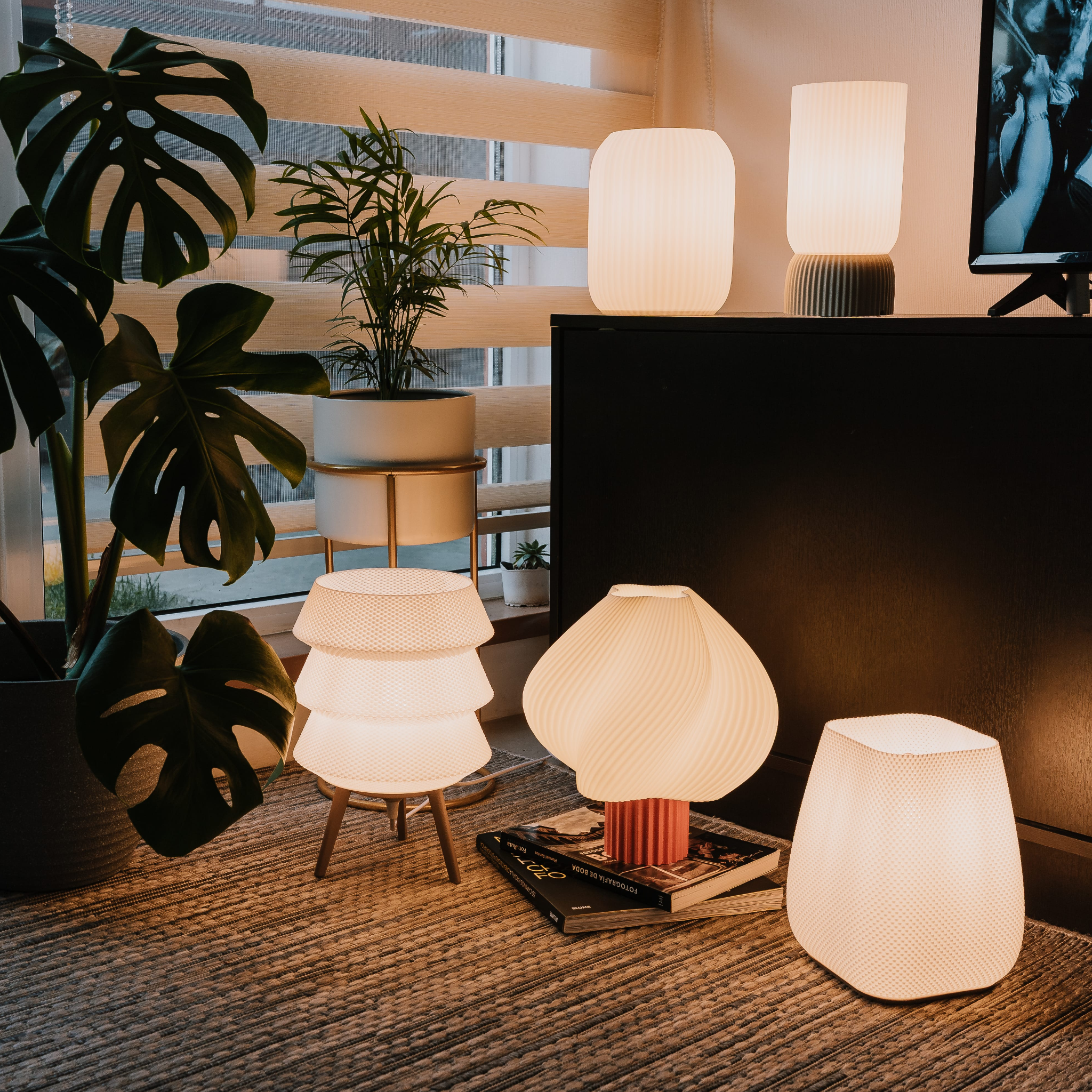 Transforma tu espacio con una lámpara minimalista impresa en 3D 💡✨
